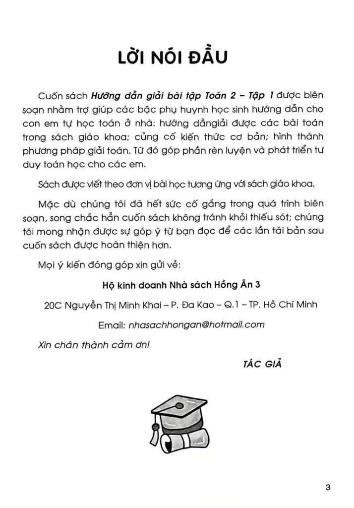 HƯỚNG DẪN GIẢI BÀI TẬP TOÁN LỚP 2 - Tập 1 (Bám sát SGK Cánh diều)